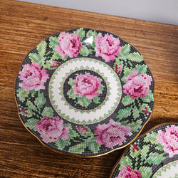Royal Albert "Needle Point" Trio | Antique & Vintage | Moonee Ponds Antiques | Australia Wide Delivery