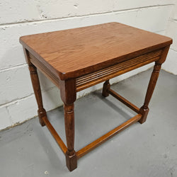 Set of Three Oak Side Tables | Antique & Vintage | Moonee Ponds Antiques | Australia Wide Delivery