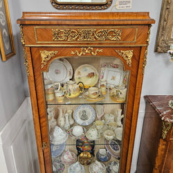 Stunning French Walnut Louis XVI Style Vitrine | Antique & Vintage | Moonee Ponds Antiques | Australia Wide Delivery