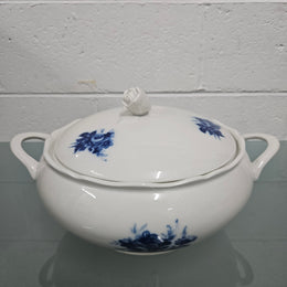 Vintage French Blue & White Tureen
