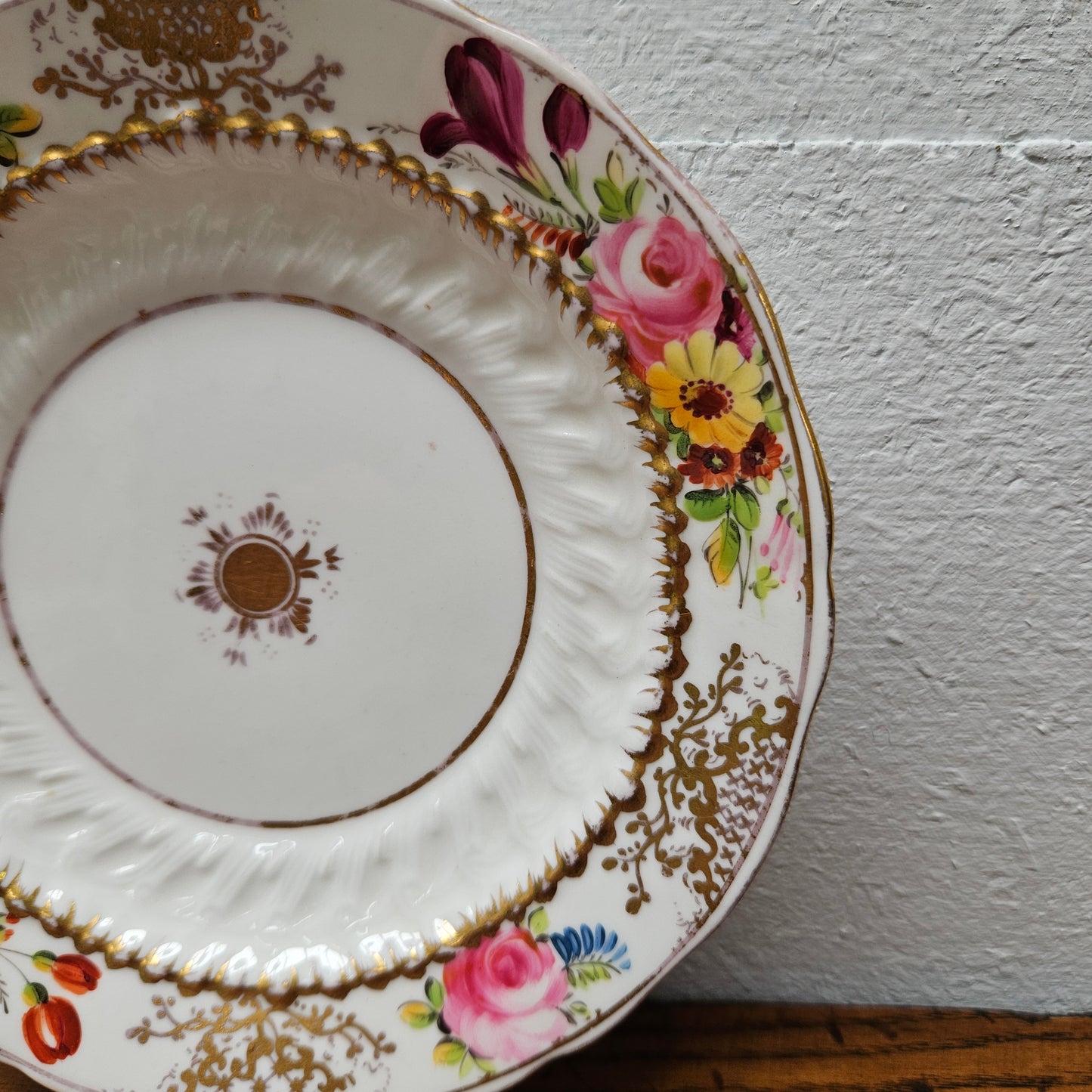 Thos. & Co. Hand Painted Victorian Dish