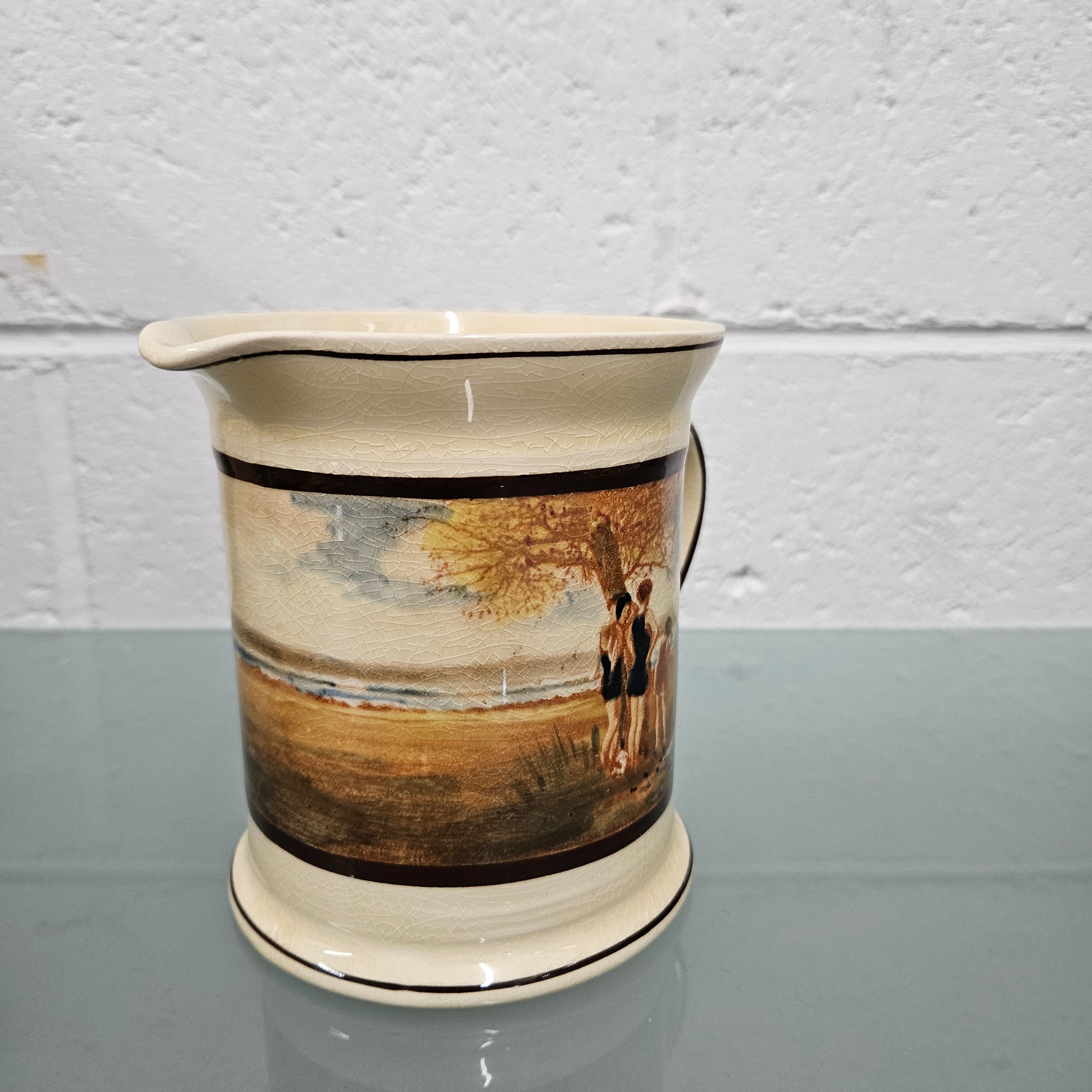 Royal Doulton Series Ware Surfing Scene Jug | Antique & Vintage | Moonee Ponds Antiques | Australia Wide Delivery
