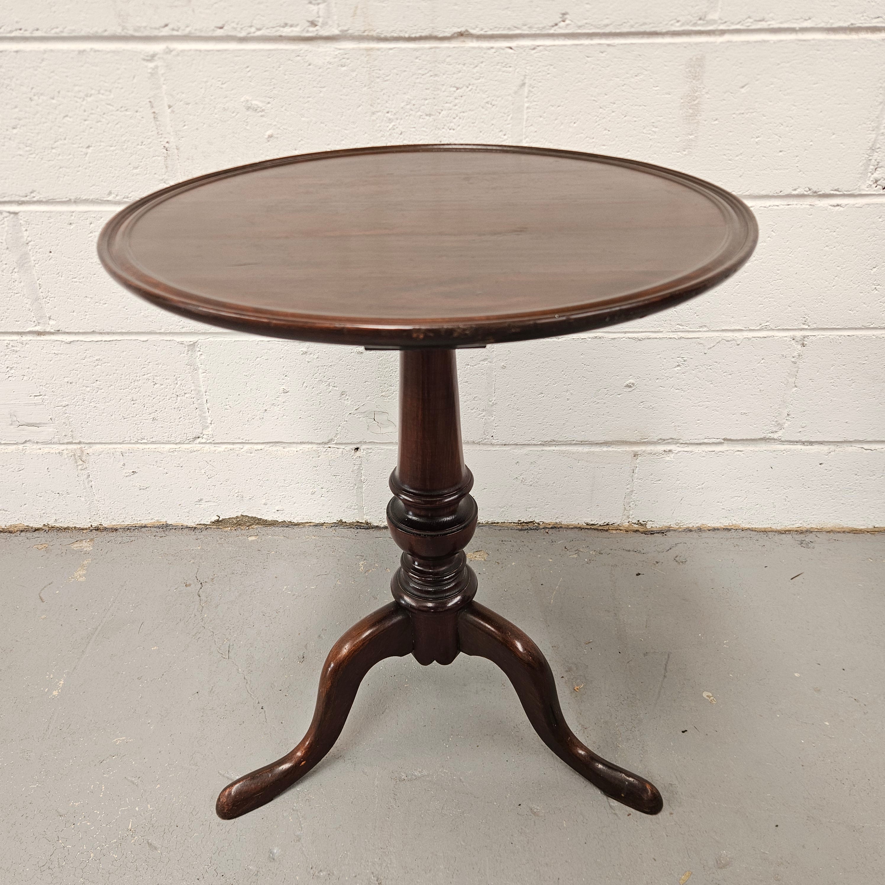 Lovely Walnut Tripod Wine Table