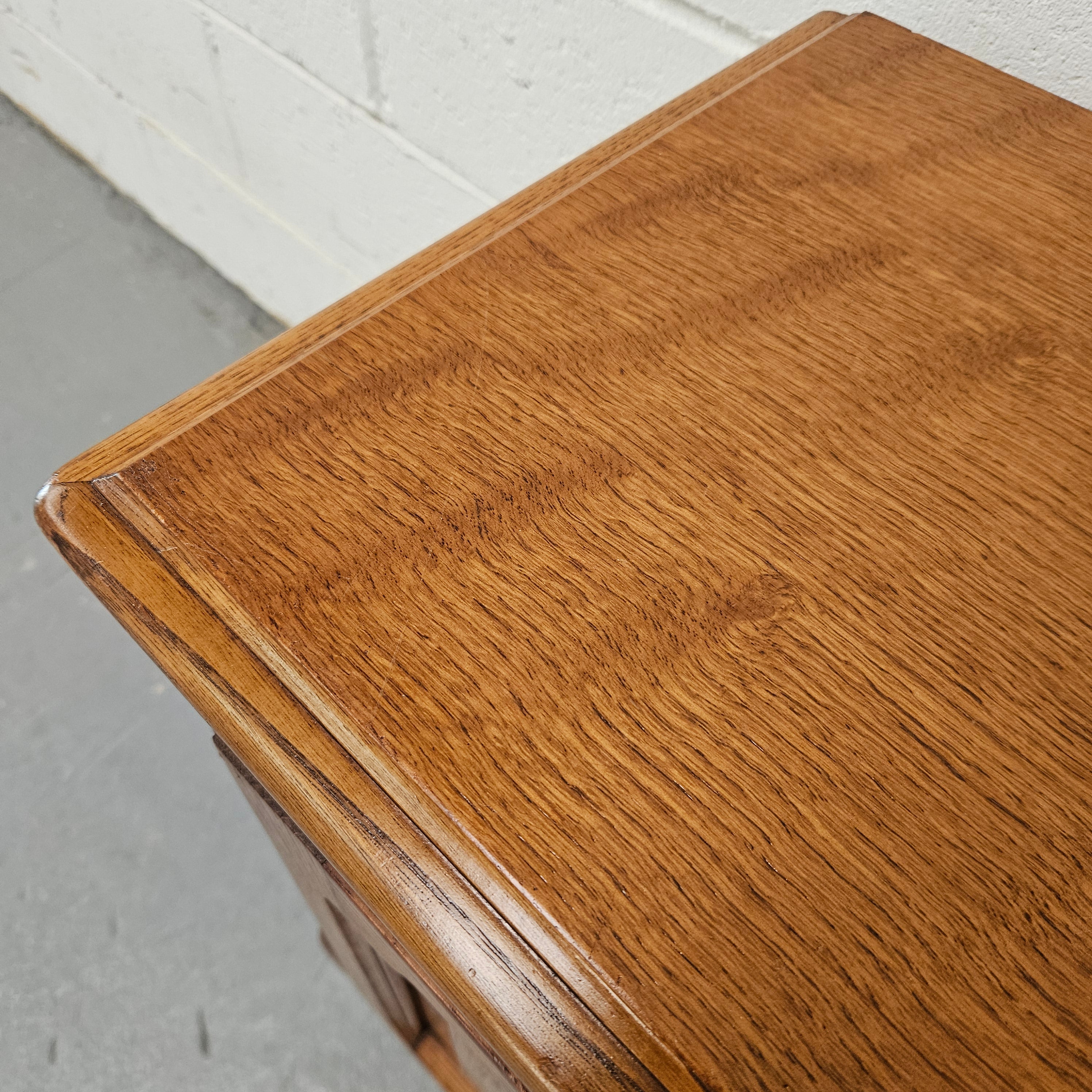 French Oak Louis XV Style Single Bedside