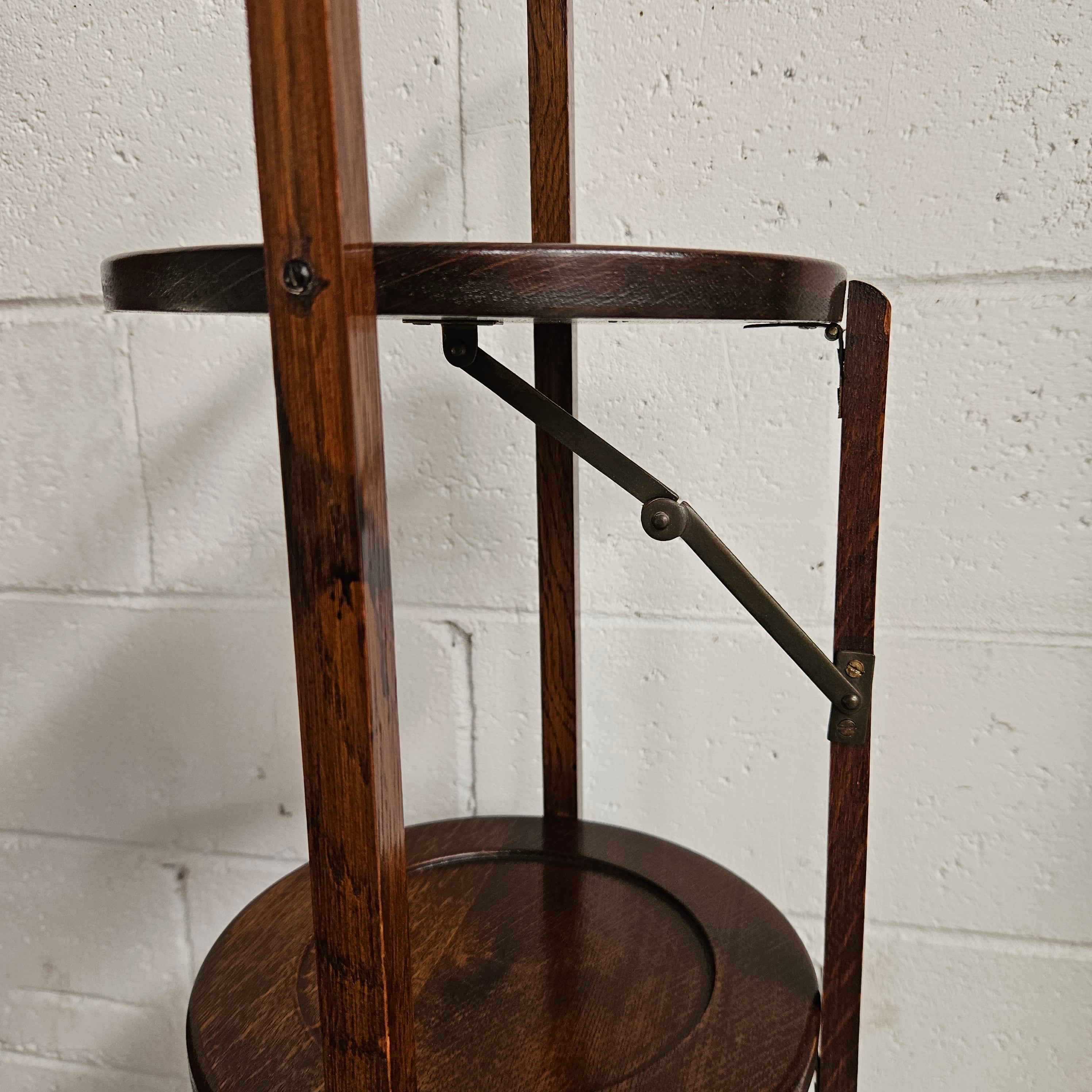 3 Tier Foldable Mahogany Cake Stand | Antique & Vintage | Moonee Ponds Antiques | Australia Wide Delivery