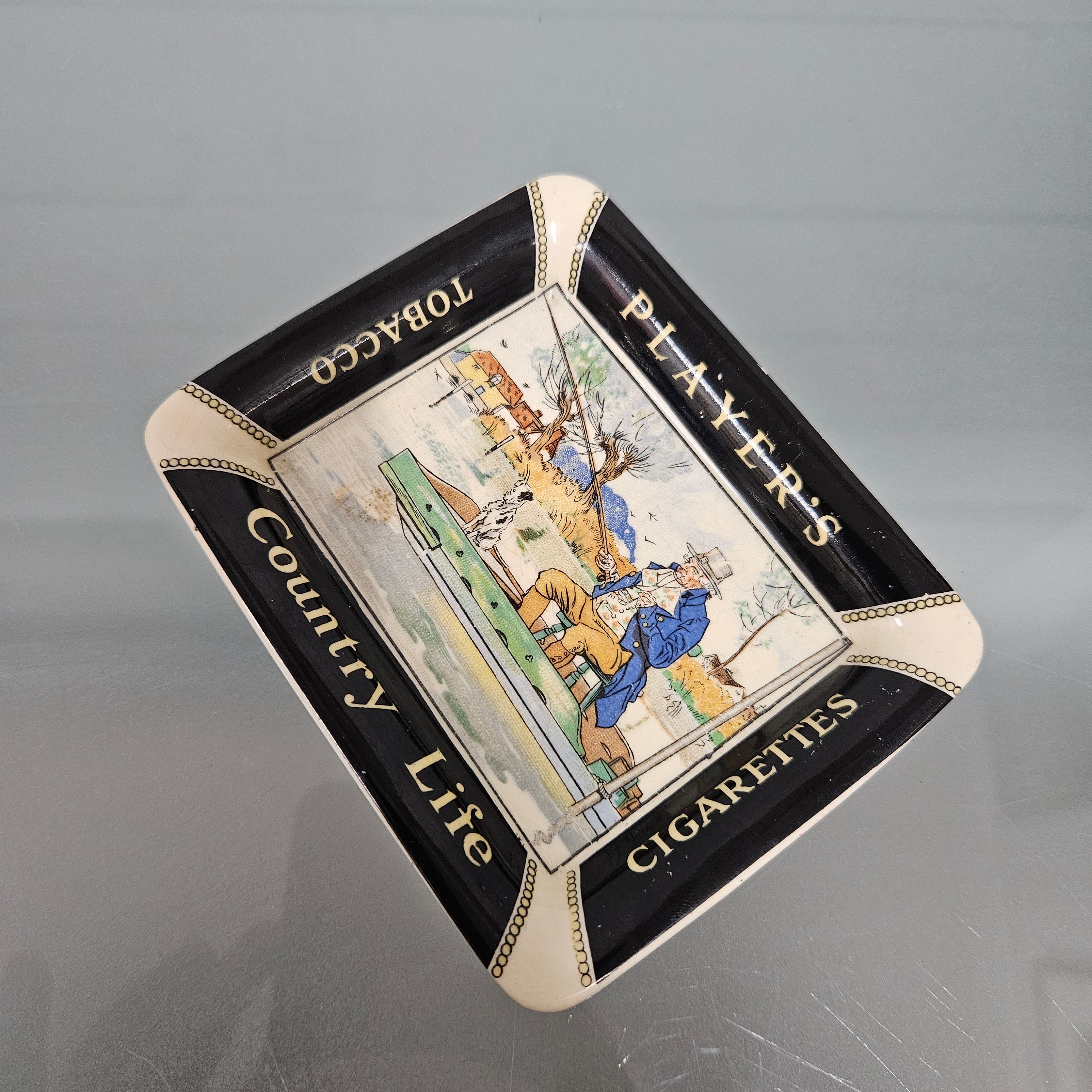 Vintage "Players" Advertising Ashtray | Antique & Vintage | Moonee Ponds Antiques | Australia Wide Delivery