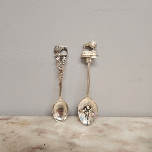 Vintage Silverplated Kiwi Tea Spoons (2)