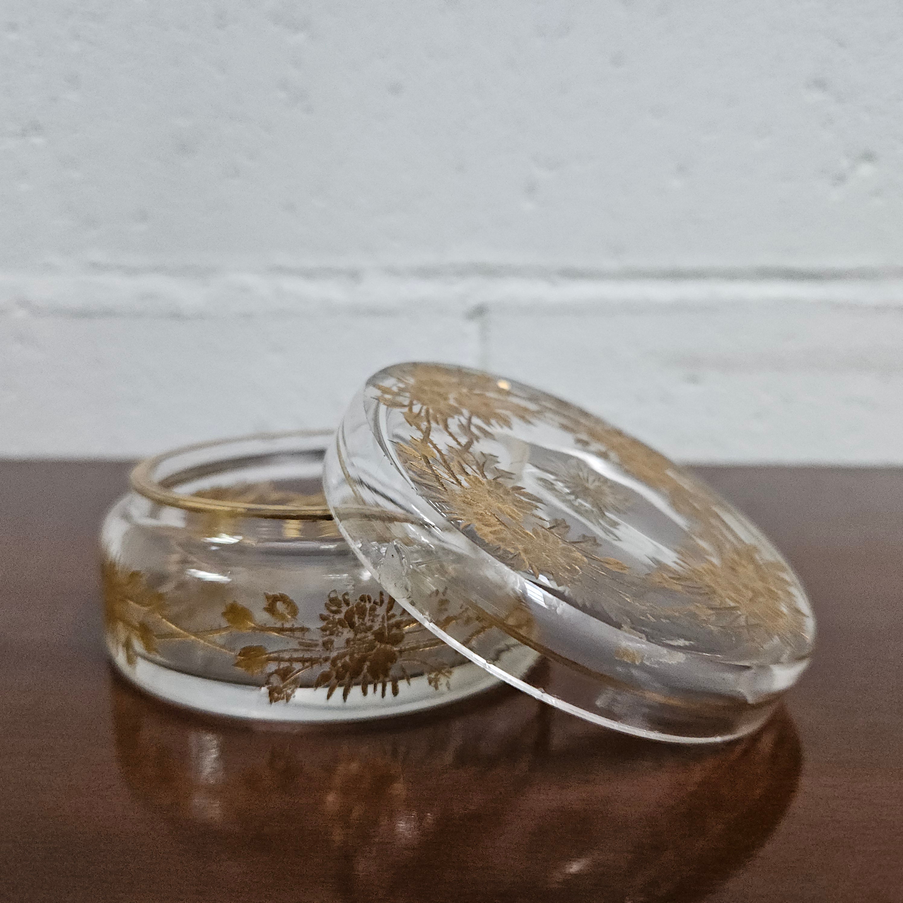 Antique Gilt & Crystal Glass Box | Antique & Vintage | Moonee Ponds Antiques | Australia Wide Delivery