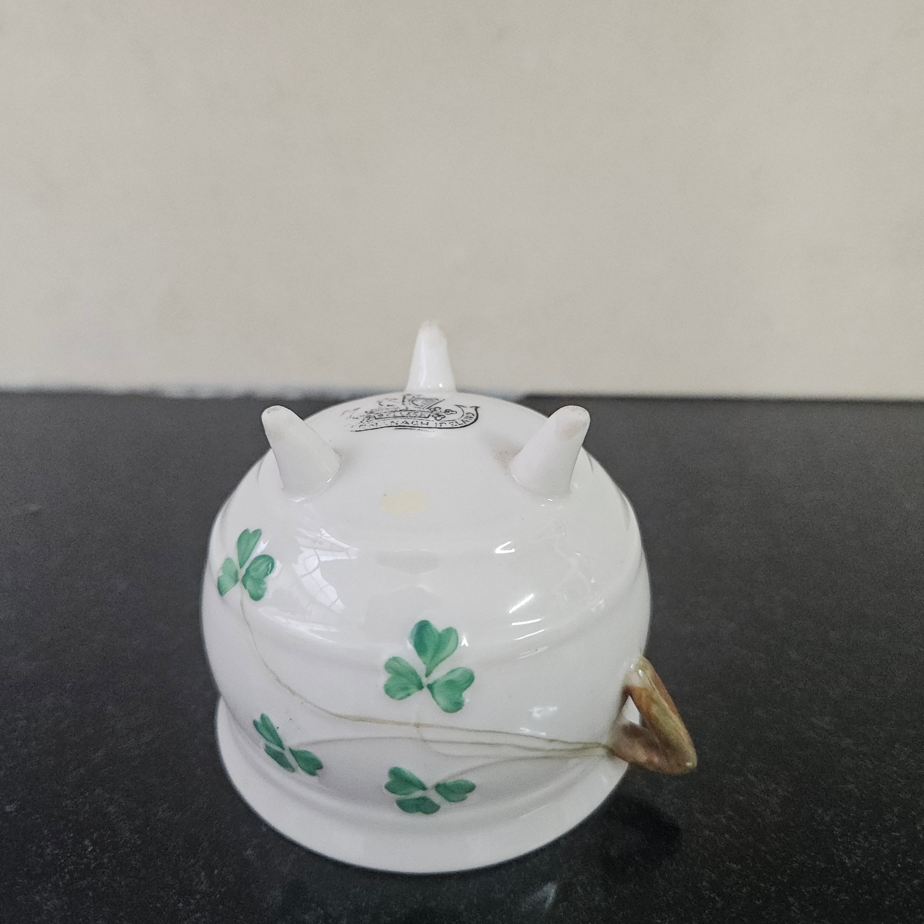 Belleek Small Cauldron Bowl | Antique & Vintage | Moonee Ponds Antiques | Australia Wide Delivery