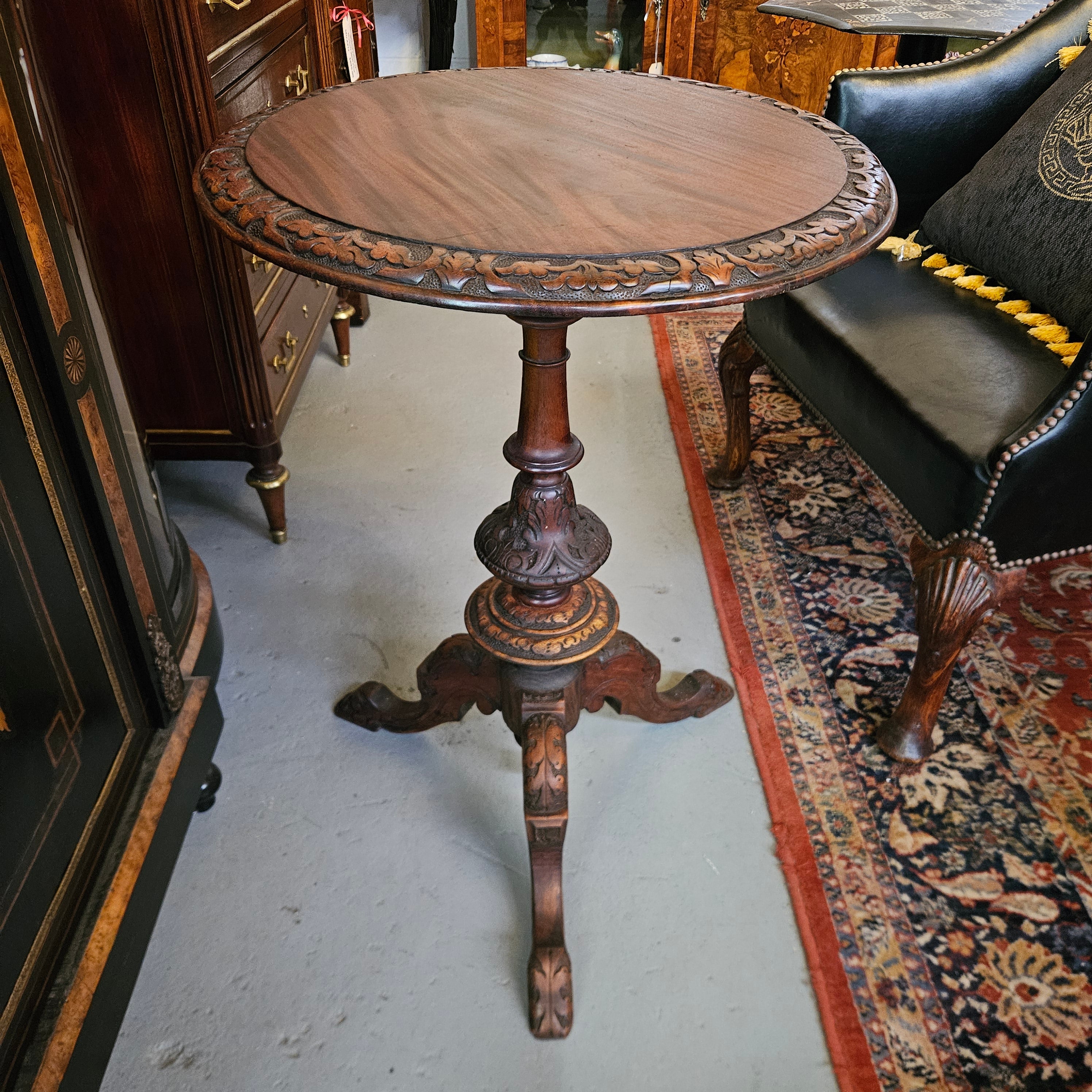 Antique Victorian Mahogany Wine Table | Antique & Vintage | Moonee Ponds Antiques | Australia Wide Delivery