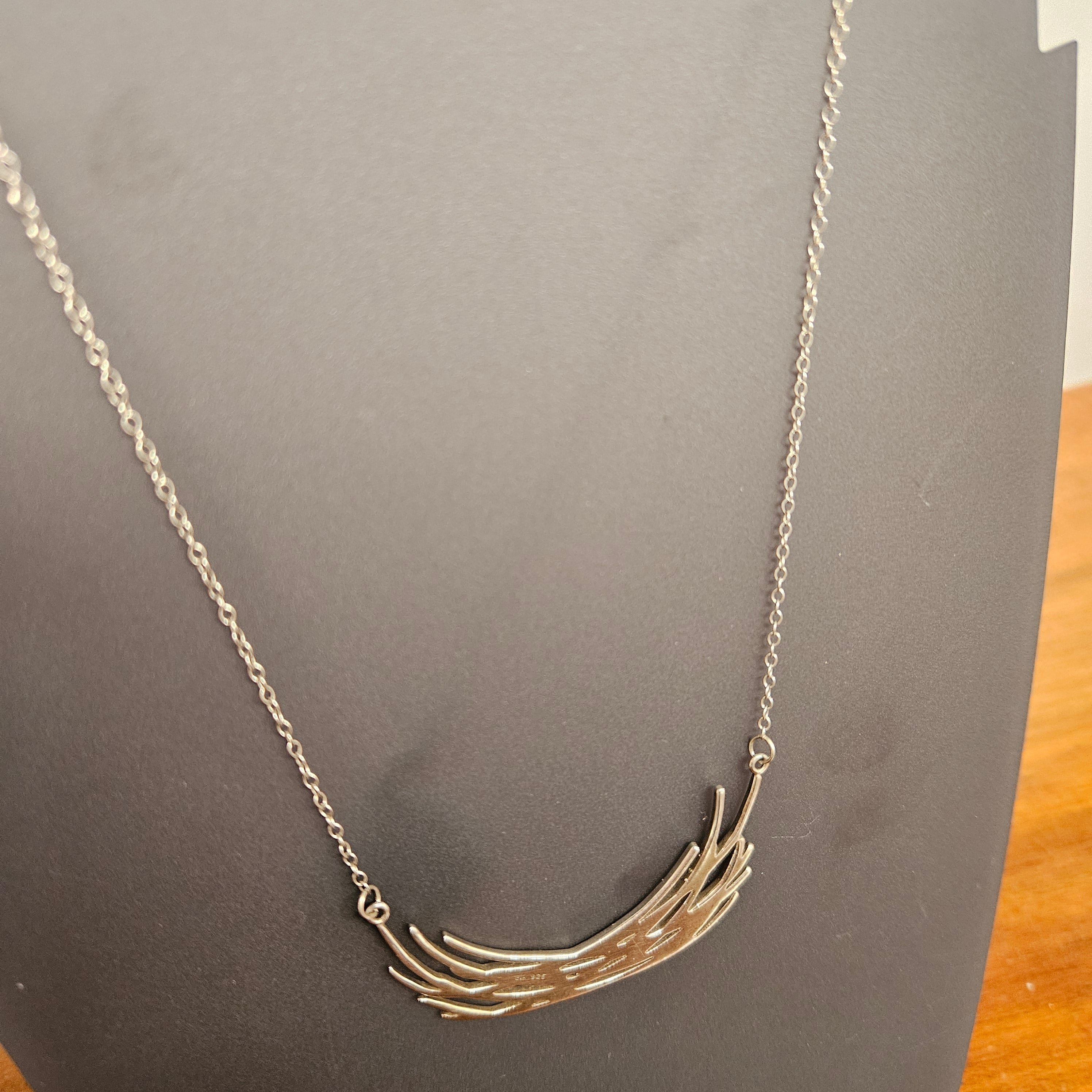 Sterling Silver Sculptural Organic Design Necklace | Antique & Vintage | Moonee Ponds Antiques | Australia Wide