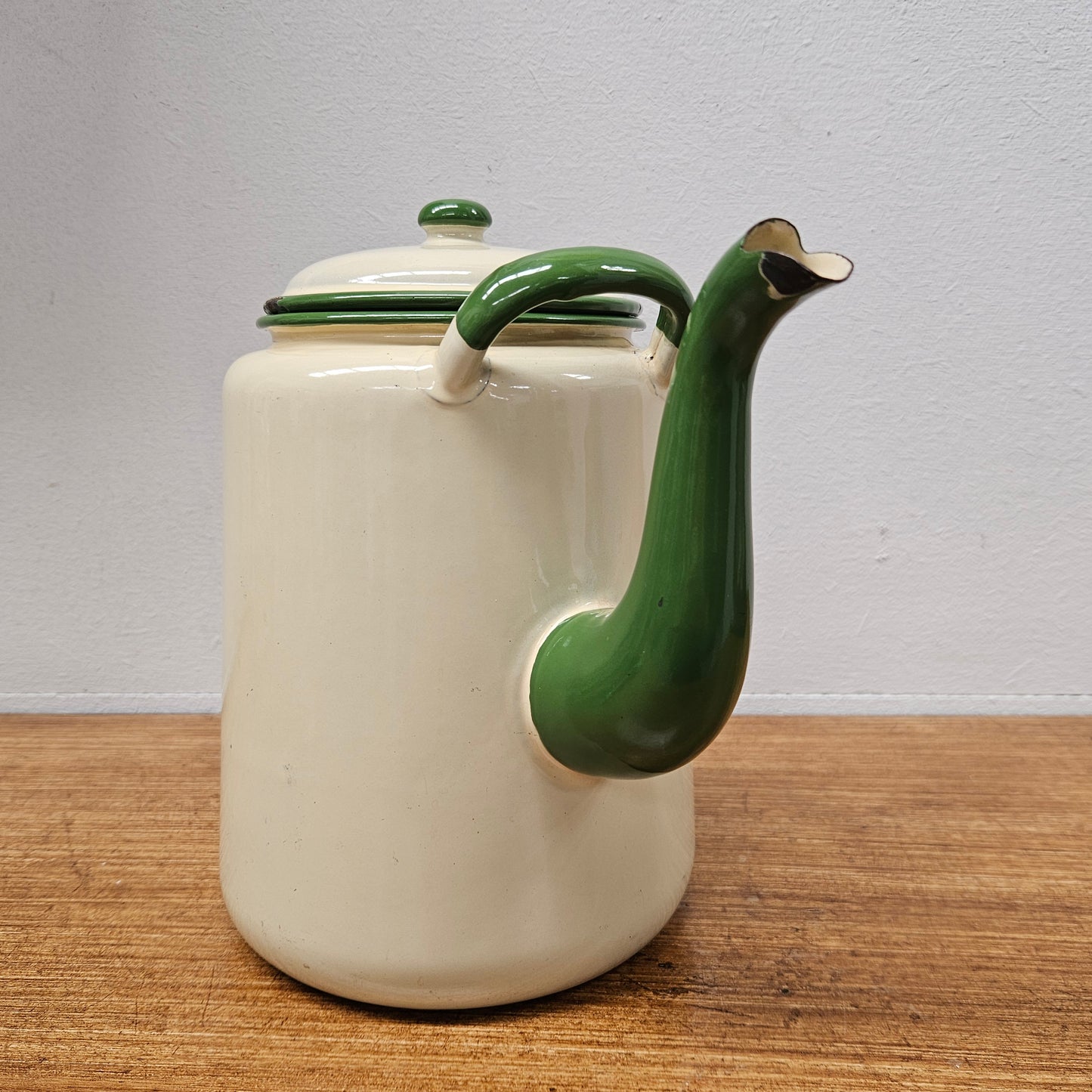 Vintage Enamel Teapot