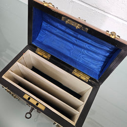 Victorian Walnut Stationary Box