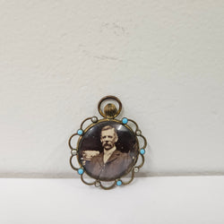 Antique Turquoise & Seed Pearl Pendant/Locket | Antique & Vintage | Moonee Ponds Antiques | Australia Wide Delivery
