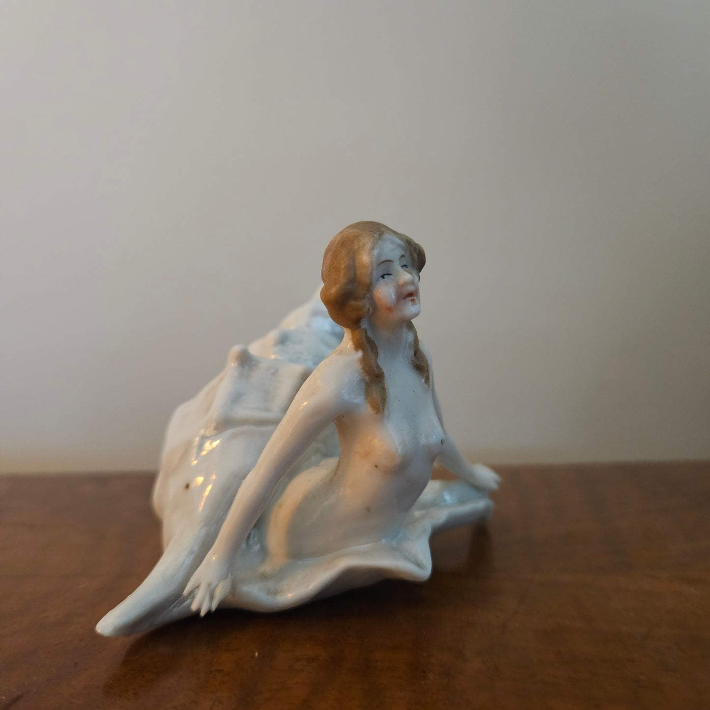Vintage Ceramic Mermaid Ornament