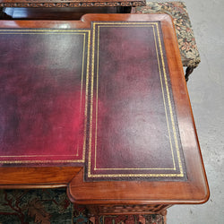Stunning French Louis XV Style Leather Top Desk | Antique & Vintage | Moonee Ponds Antiques | Australia Wide Delivery