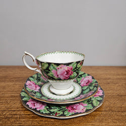 Royal Albert "Needle Point" Trio | Antique & Vintage | Moonee Ponds Antiques | Australia Wide Delivery
