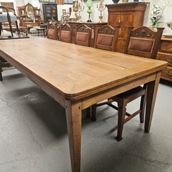 Early 2.8 Meter Tasmanin Huon Pine Farmhouse Dining Table | Antique & Vintage | Moonee Ponds Antiques | Australia Wide Delivery