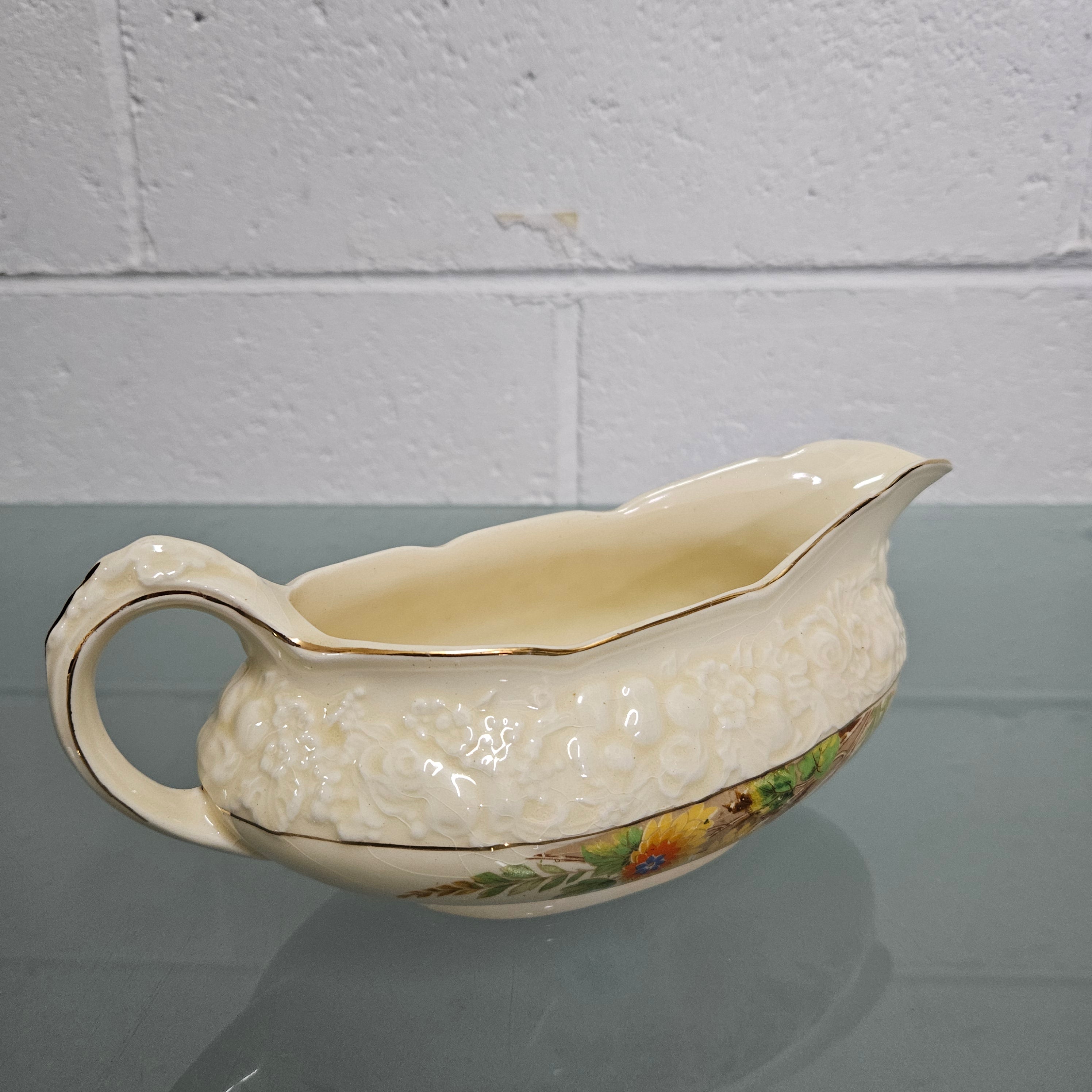 Vintage Crown Ducal 'Gloria' Gravy Boat | Antique & Vintage | Moonee Ponds Antiques | Australia Wide