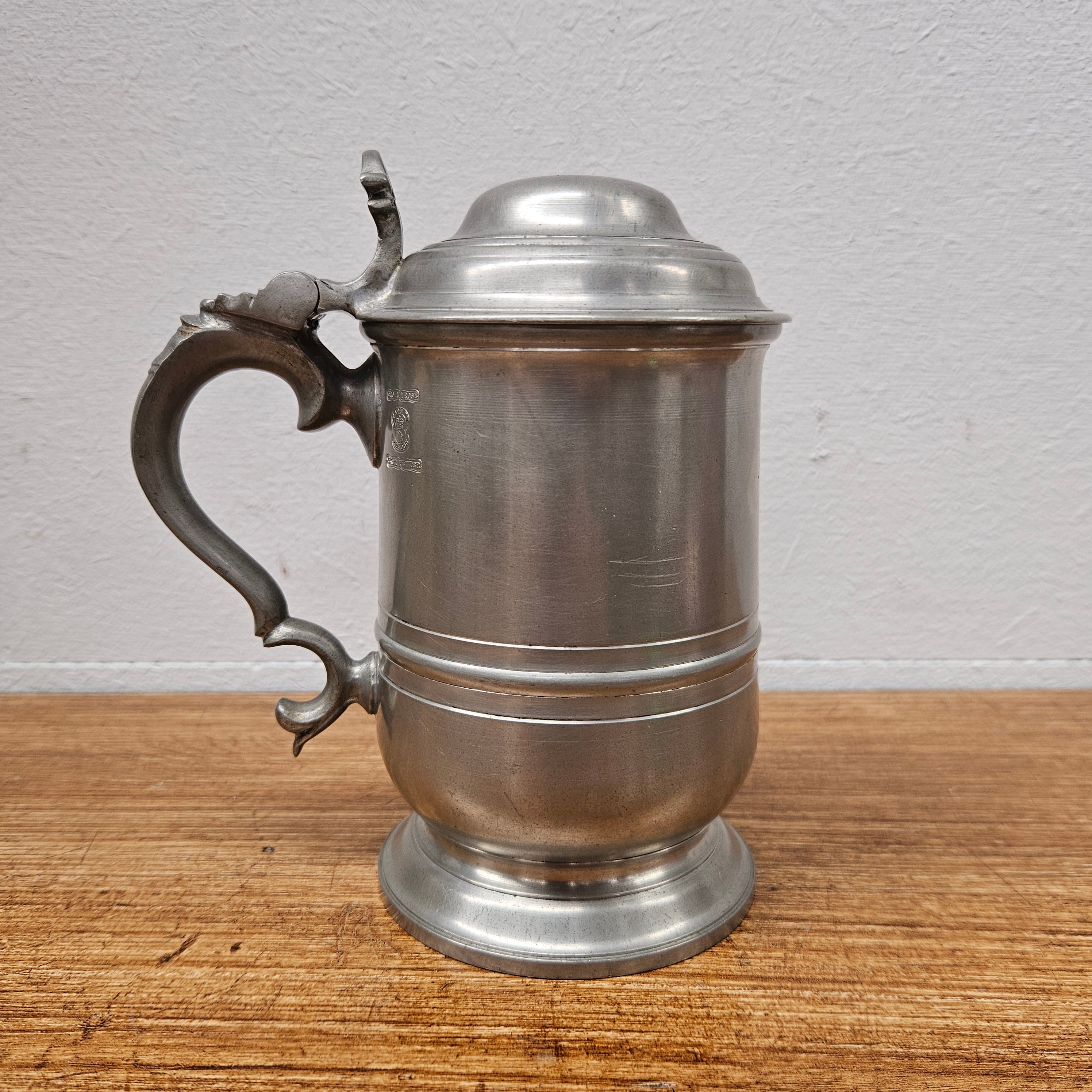 Rare Dunhill Tobacco Storage Pewter | Antique & Vintage | Moonee Ponds Antiques | Australia Wide Delivery