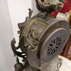 19th Century Bronze Mantle Clock | Antique & Vintage | Moonee Ponds Antiques | Australia Wide Delivery