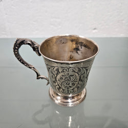 Engraved Sterling Silver Cup | Antique & Vintage | Moonee Ponds Antiques | Australia Wide Delivery
