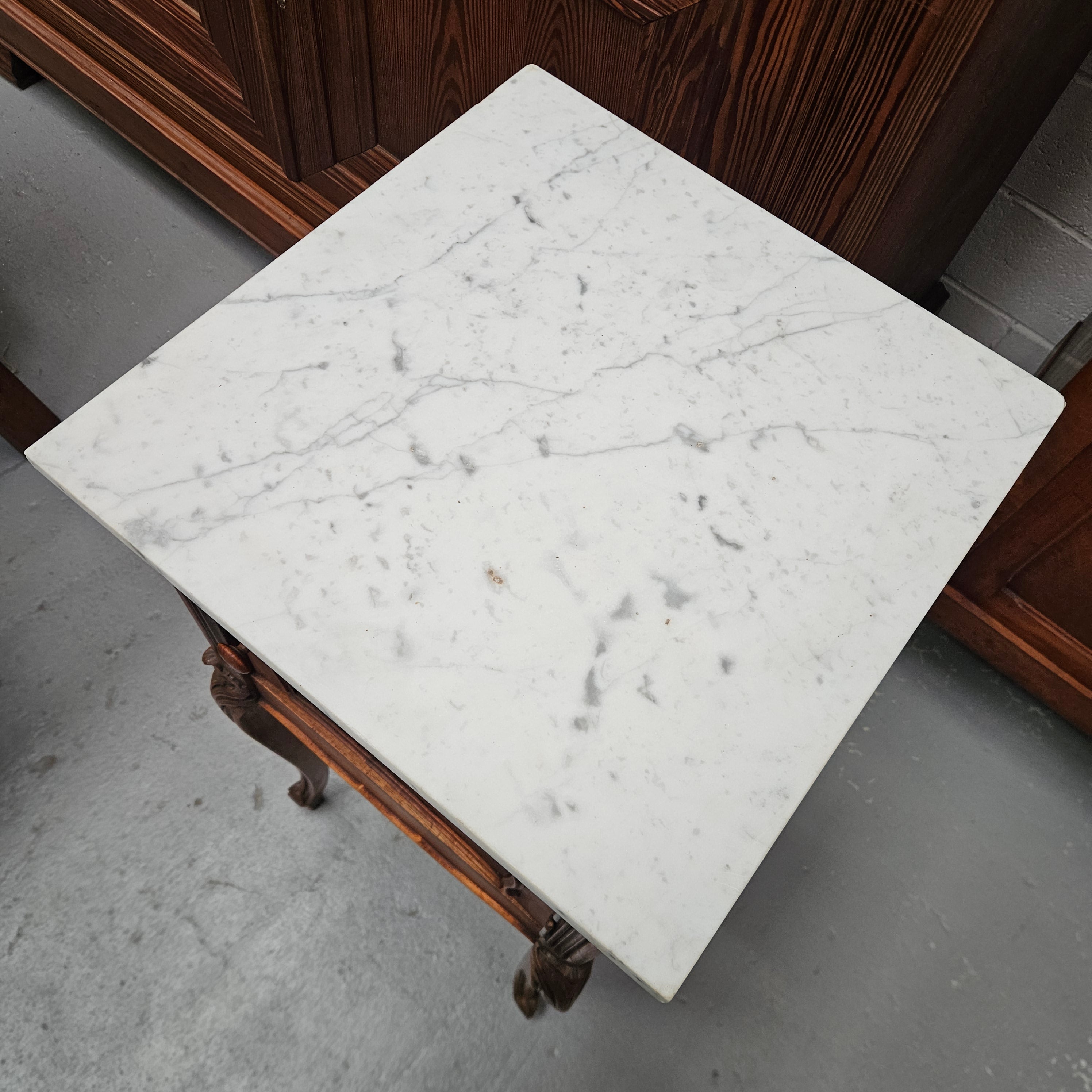 Louis XV Style Marble Top Single Bedside | Antique & Vintage | Moonee Ponds Antiques | Australia Wide Delivery