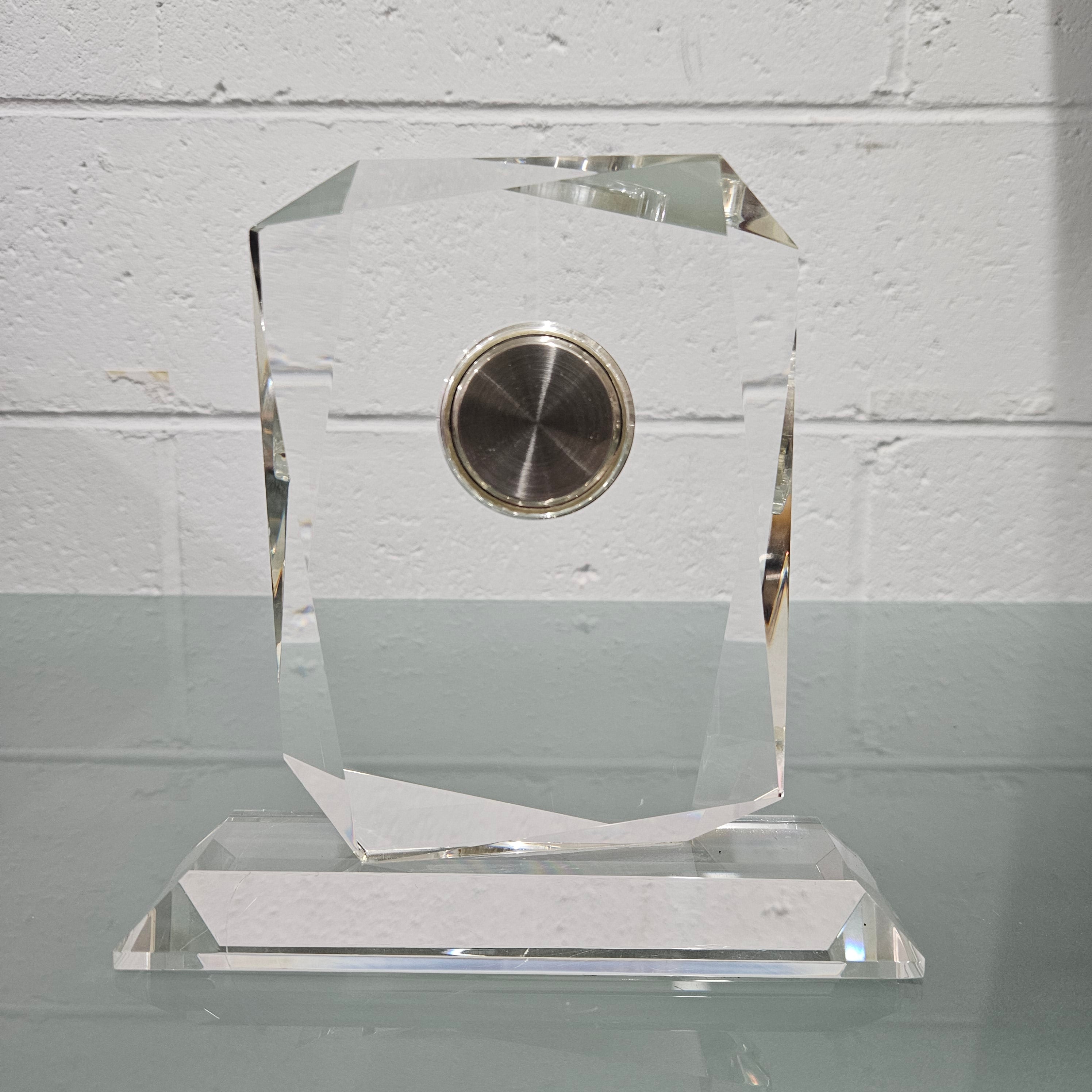Orrefors Style Crystal Clock | Antique & Vintage | Moonee Ponds Antiques | Australia Wide