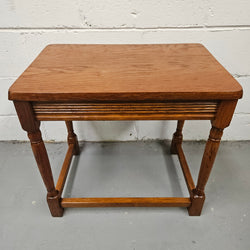 Set of Three Oak Side Tables | Antique & Vintage | Moonee Ponds Antiques | Australia Wide Delivery