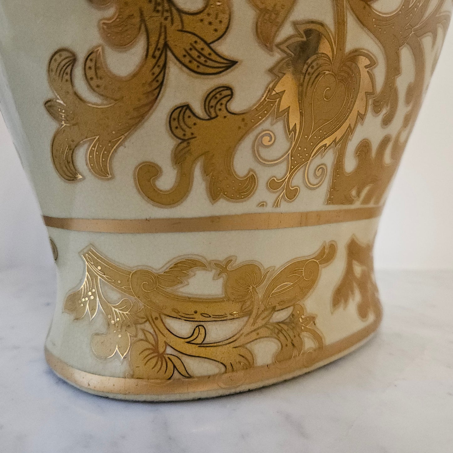 Decorative Porcelain Vase & Lid