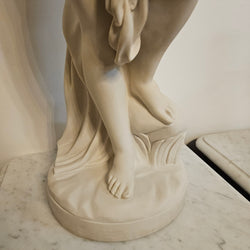 Vintage French Composite Marble 'Bathing Venus' Statue | Antique & Vintage | Moonee Ponds Antiques | Australia Wide Delivery
