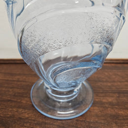 Art Deco Blue Glass Vase