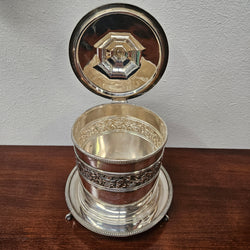 Antique Silver Plated Biscuit Barrel | Antique & Vintage | Moonee Ponds Antiques | Australia Wide Delivery