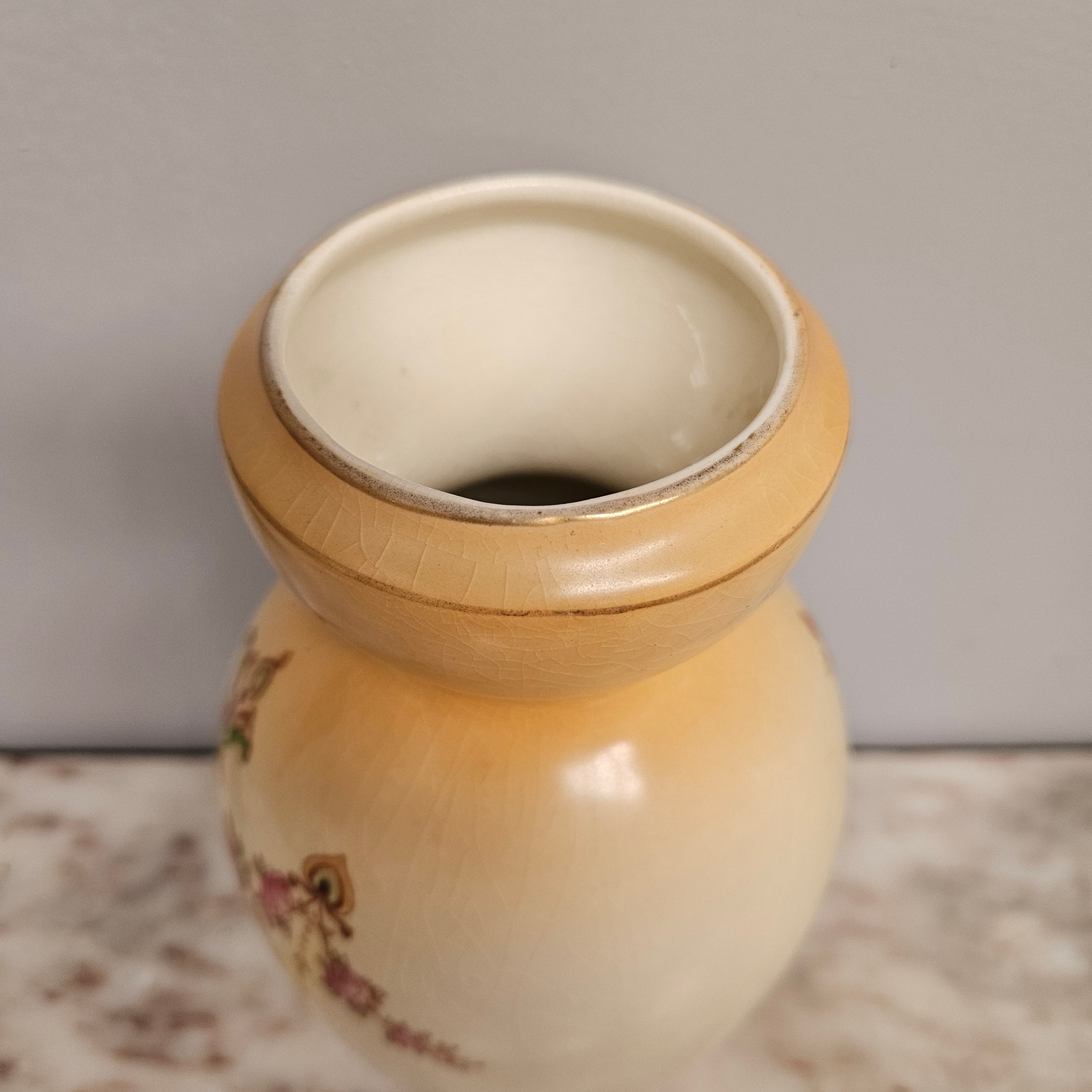 Crown Devon Decorated Vase | Antique & Vintage | Moonee Ponds Antiques | Australia Wide