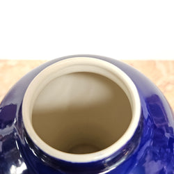 Crown Devon Cobalt Blue Lidded Vase | Antique & Vintage | Moonee Ponds Antiques | Australia Wide Delivery