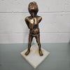 Mid Century Modern Bronze Of Young Boy | Antique & Vintage | Moonee Ponds Antiques | Australia Wide Delivery