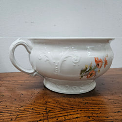 Antique Victorian White / Floral Chamber Pot | Antique & Vintage | Moonee Ponds Antiques | Australia Wide Delivery