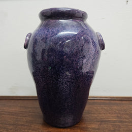 Vintage Stoneware Art Pottery Vase Signed To Base