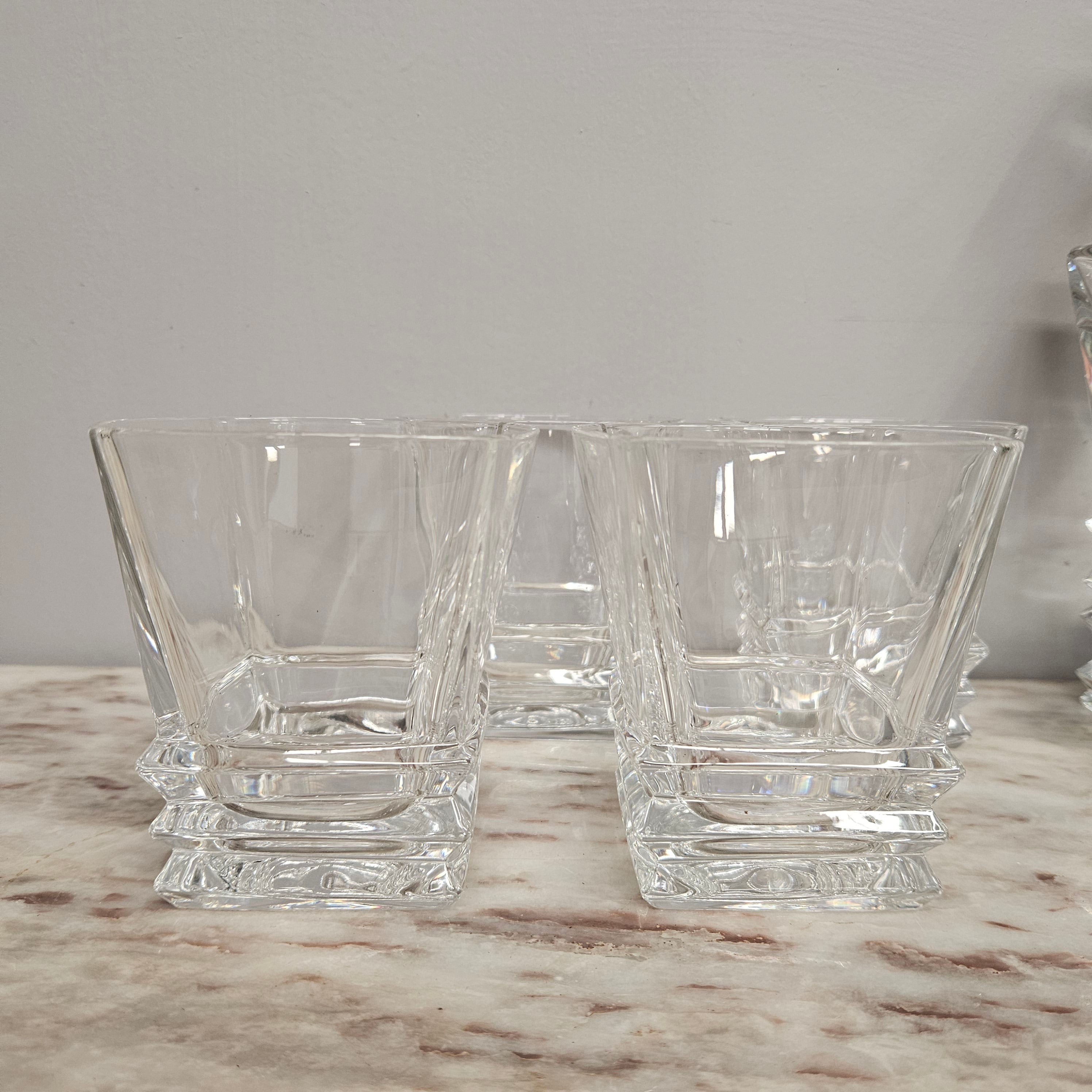 Vintage Royal Doulton Crystal Prism Decanter & Glasses | Antique & Vintage | Moonee Ponds Antiques | Australia Wide