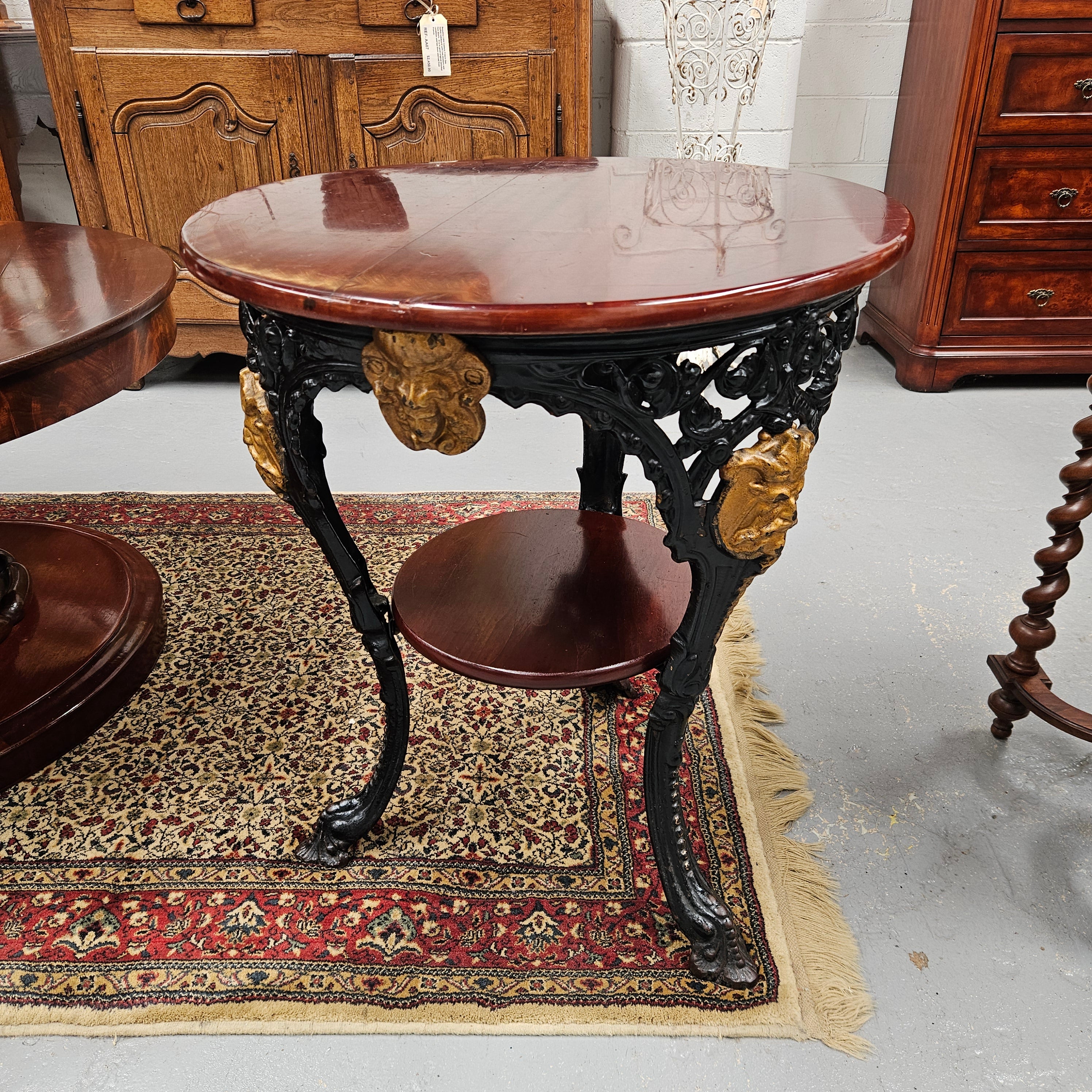 Antique Cast Iron Pub Table | Antique & Vintage | Moonee Ponds Antiques | Australia Wide Delivery
