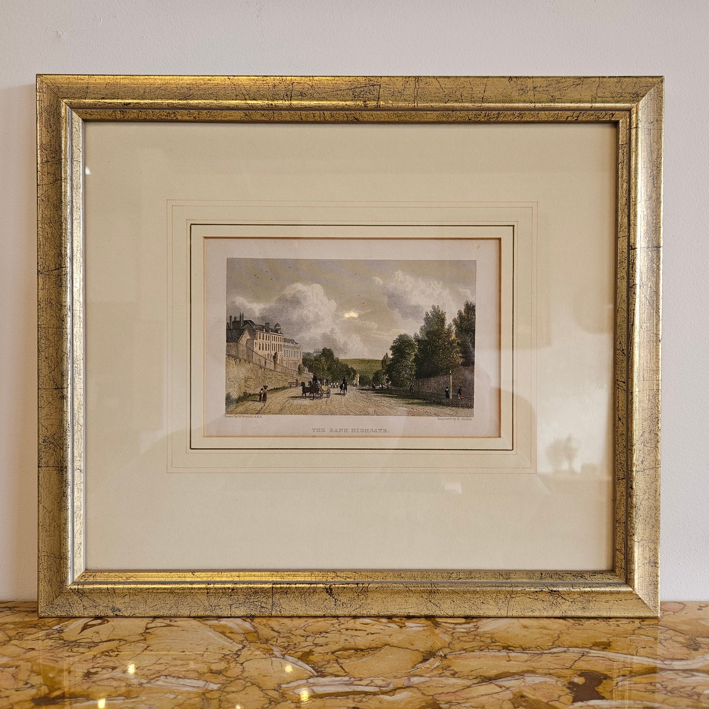 Framed Picture Of "The Bank Highgate"