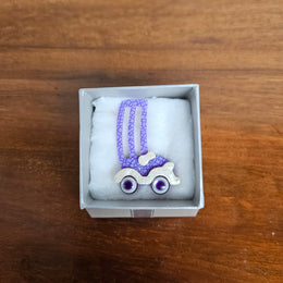 "Lea Stein" Banger Car Brooch