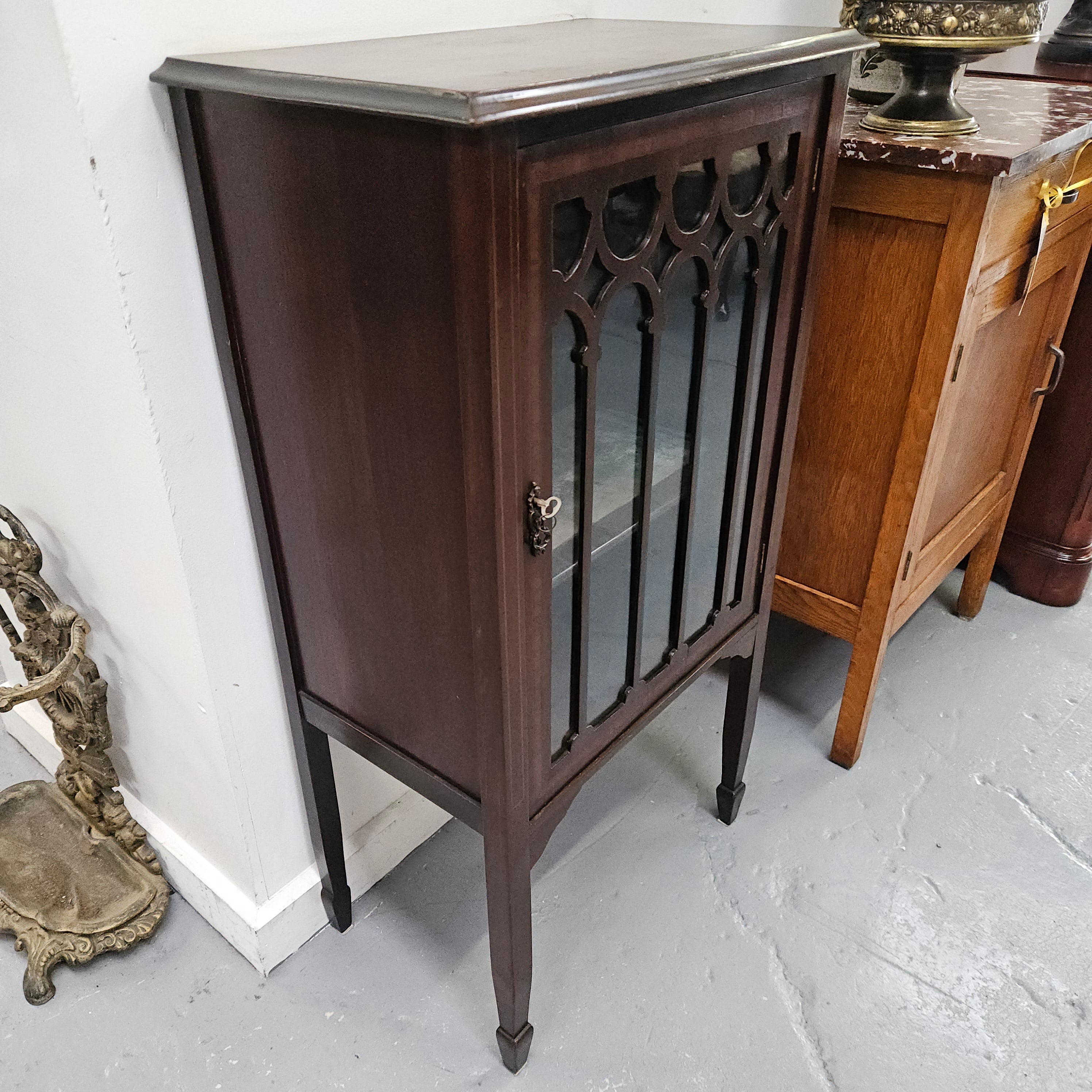 Petite Inlaid Edwardian Display Cabinet | Antique & Vintage | Moonee Ponds Antiques | Australia Wide Delivery
