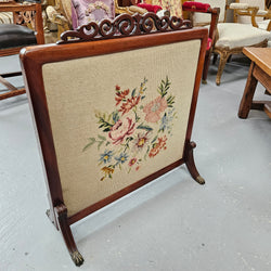 Decorative Tapestry Fire Screen | Antique & Vintage | Moonee Ponds Antiques | Australia Wide Delivery