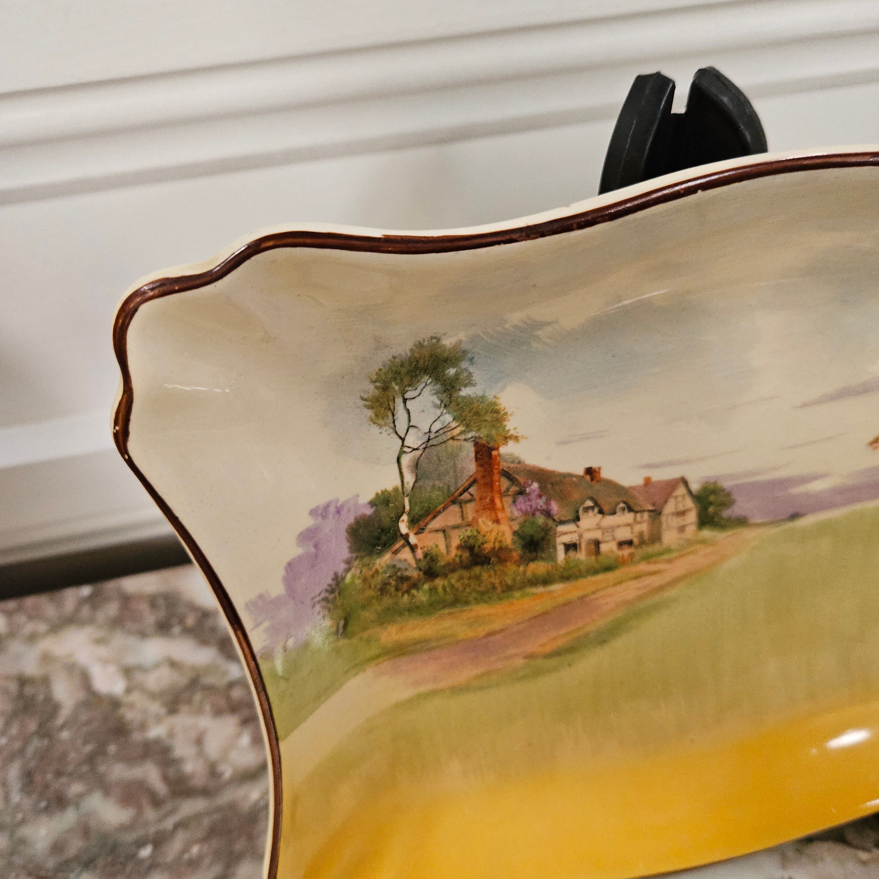 Royal Doulton Country Scene Decorative Plate | Antique & Vintage | Moonee Ponds Antiques | Australia Wide Delivery