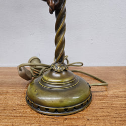 Decorative Antique Bronze Cherub Reading Lamp | Antique & Vintage | Moonee Ponds Antiques | Australia Wide Delivery