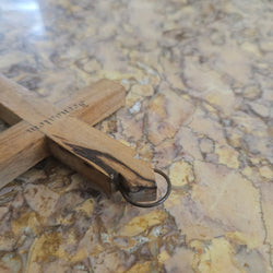 Vintage Wooden & Mother Of Pearl Crucifix "Jerusalem" | Antique & Vintage | Moonee Ponds Antiques | Australia Wide Delivery