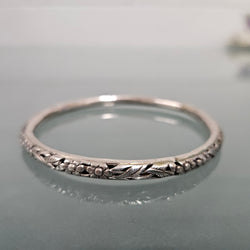 Antique Decorated And Pierced Silver Bangle | Antique & Vintage | Moonee Ponds Antiques | Australia Wide Delivery