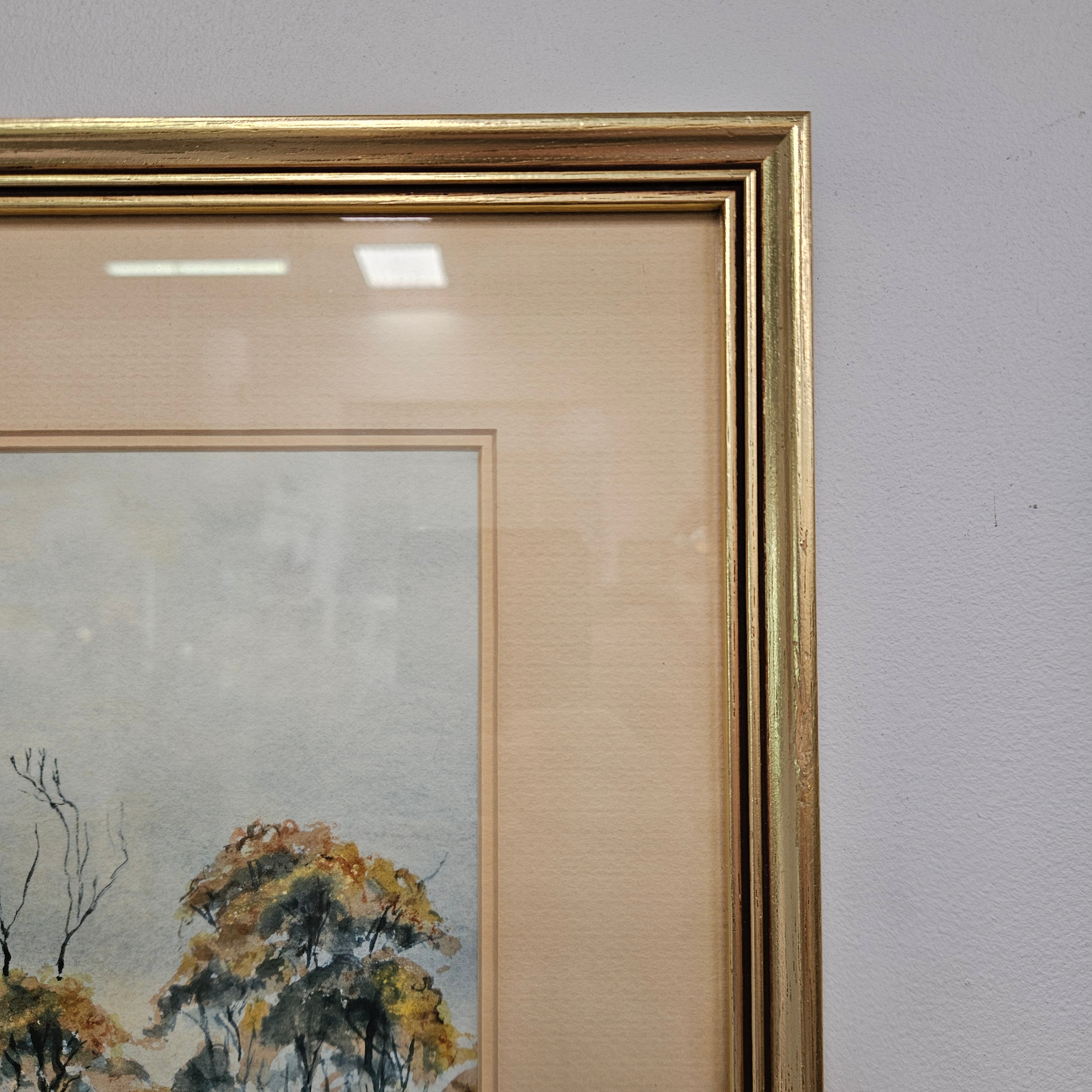 Watercolour Landscape Signed | Antique & Vintage | Moonee Ponds Antiques | Australia Wide
