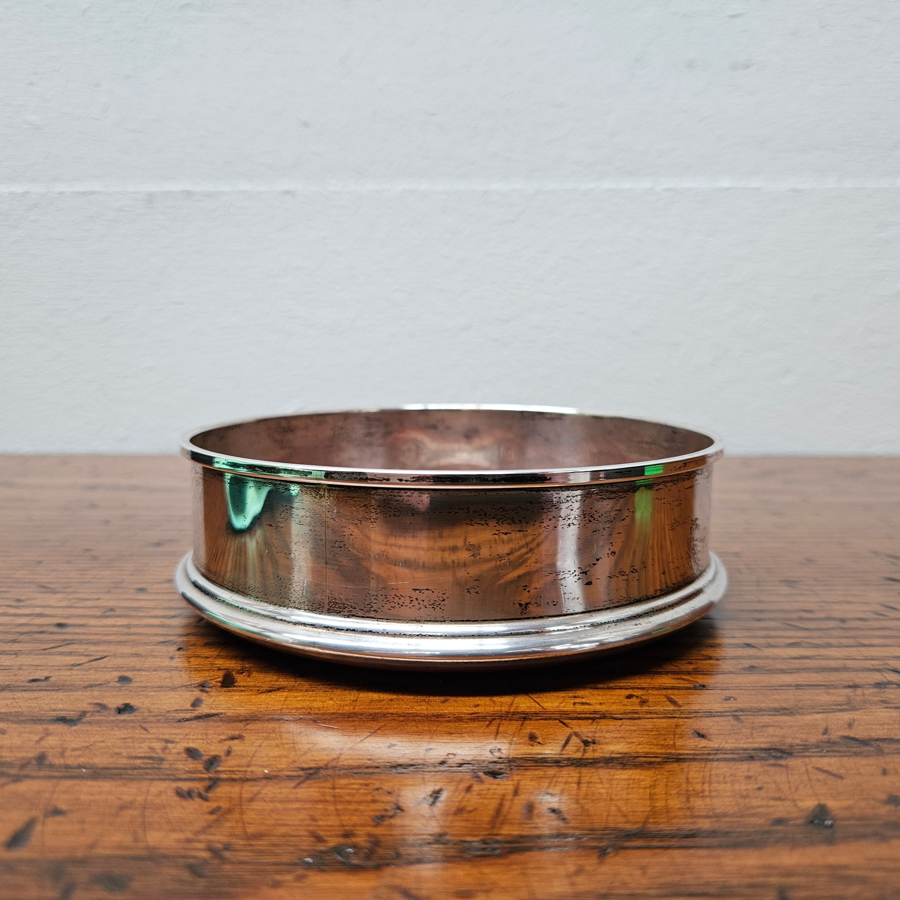 Vintage London Silver Wine Coaster | Antique & Vintage | Moonee Ponds Antiques | Australia Wide Delivery